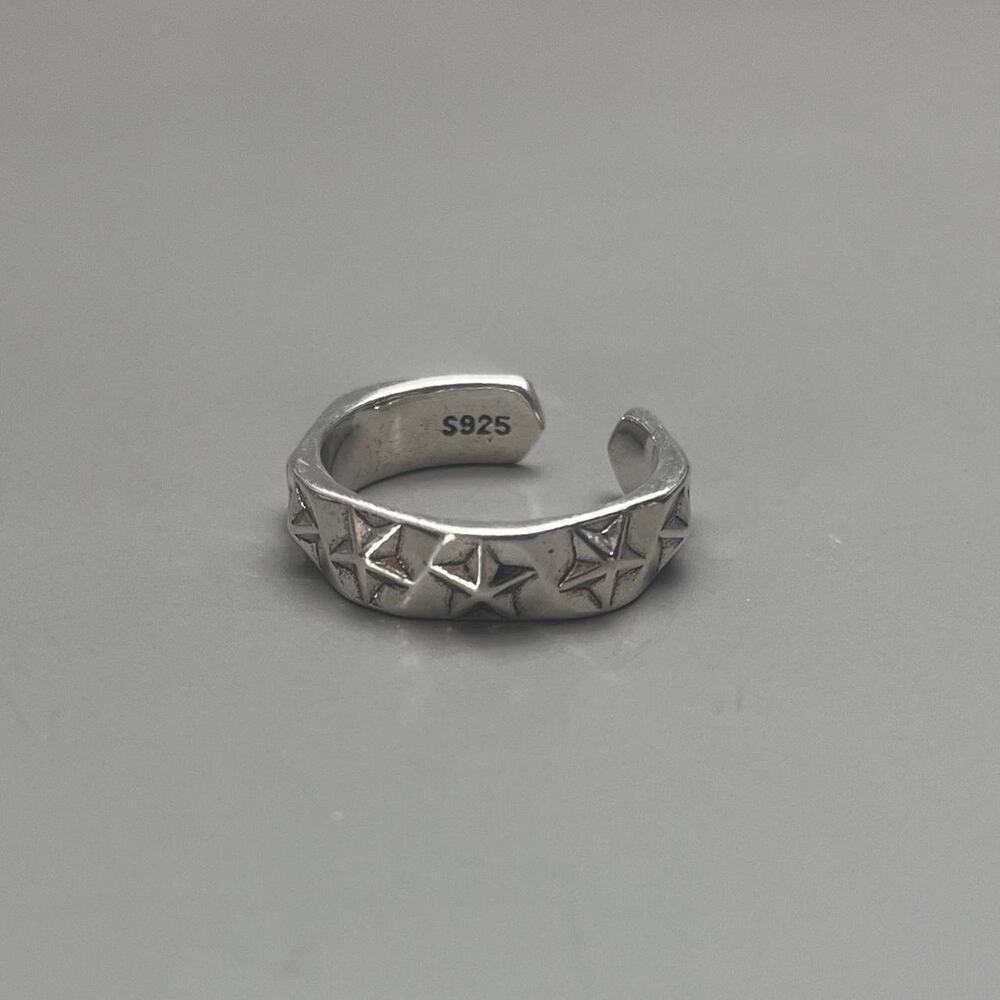 Vintage silver modern star
